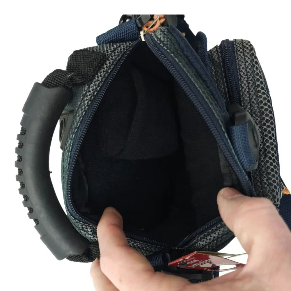 Samsonite Camera Camcorder Bag Multi-Pocket Shoulder Strap SB609BLU Blue Gray
